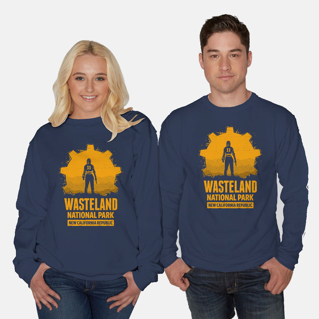 Wasteland National Park-Unisex-Crew Neck-Sweatshirt-kg07