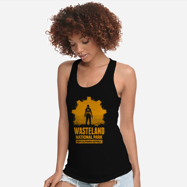 Wasteland National Park-Womens-Racerback-Tank-kg07