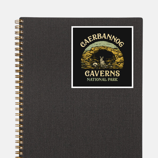 Caerbannog Caverns National Park-None-Glossy-Sticker-kg07