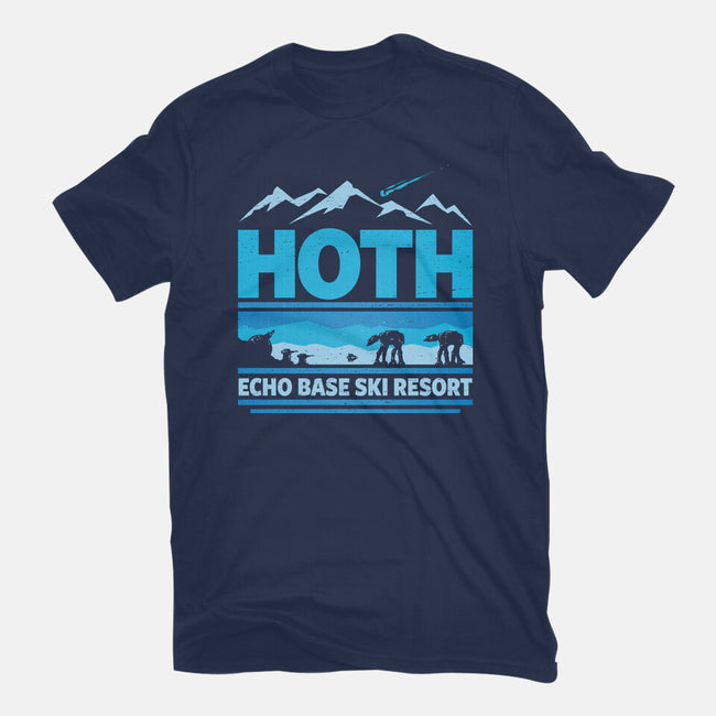 Echo Base Ski Resort-Youth-Basic-Tee-kg07