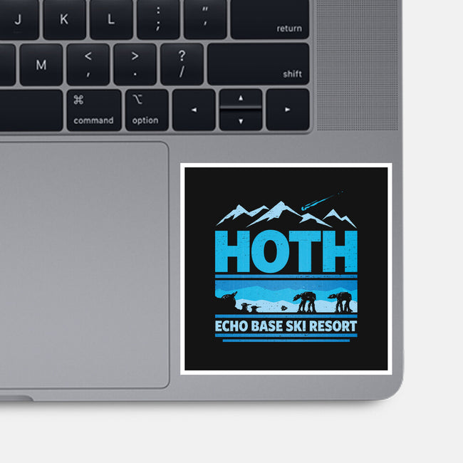 Echo Base Ski Resort-None-Glossy-Sticker-kg07