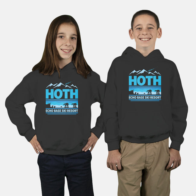 Echo Base Ski Resort-Youth-Pullover-Sweatshirt-kg07