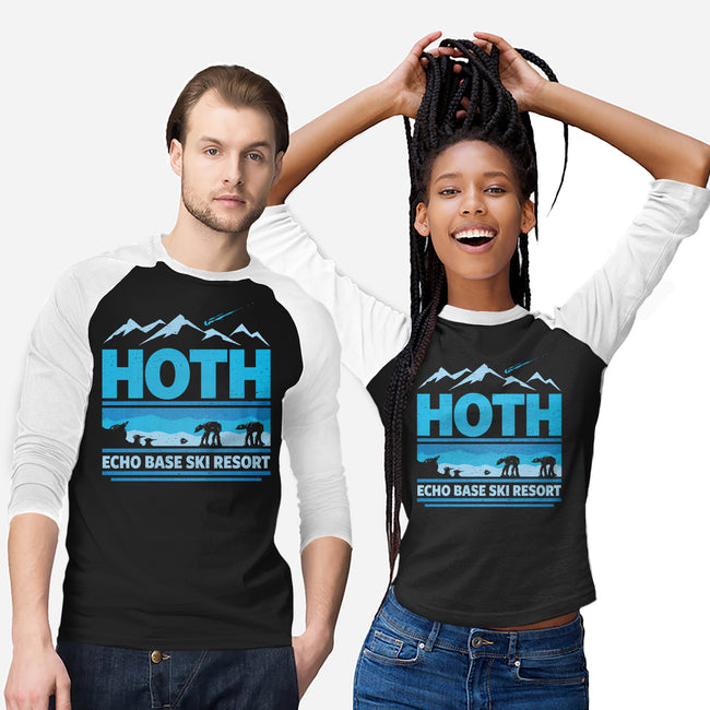 Echo Base Ski Resort-Unisex-Baseball-Tee-kg07