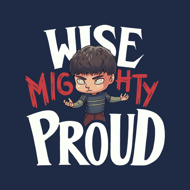 Wise Mighty Proud-Unisex-Kitchen-Apron-Geekydog