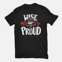 Wise Mighty Proud-Womens-Fitted-Tee-Geekydog