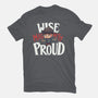 Wise Mighty Proud-Womens-Fitted-Tee-Geekydog
