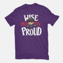 Wise Mighty Proud-Womens-Fitted-Tee-Geekydog