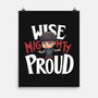 Wise Mighty Proud-None-Matte-Poster-Geekydog