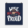 Wise Mighty Proud-None-Matte-Poster-Geekydog