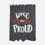 Wise Mighty Proud-None-Polyester-Shower Curtain-Geekydog