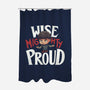 Wise Mighty Proud-None-Polyester-Shower Curtain-Geekydog