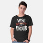 Wise Mighty Proud-Mens-Basic-Tee-Geekydog