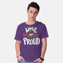 Wise Mighty Proud-Mens-Basic-Tee-Geekydog