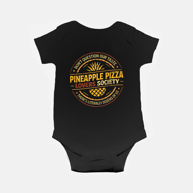 Pineapple Pizza Lovers-Baby-Basic-Onesie-BridgeWalker