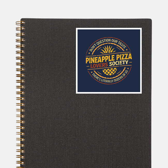 Pineapple Pizza Lovers-None-Glossy-Sticker-BridgeWalker