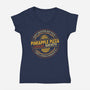 Pineapple Pizza Lovers-Womens-V-Neck-Tee-BridgeWalker