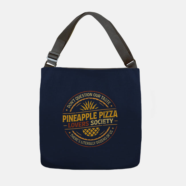 Pineapple Pizza Lovers-None-Adjustable Tote-Bag-BridgeWalker