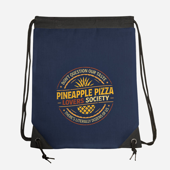Pineapple Pizza Lovers-None-Drawstring-Bag-BridgeWalker