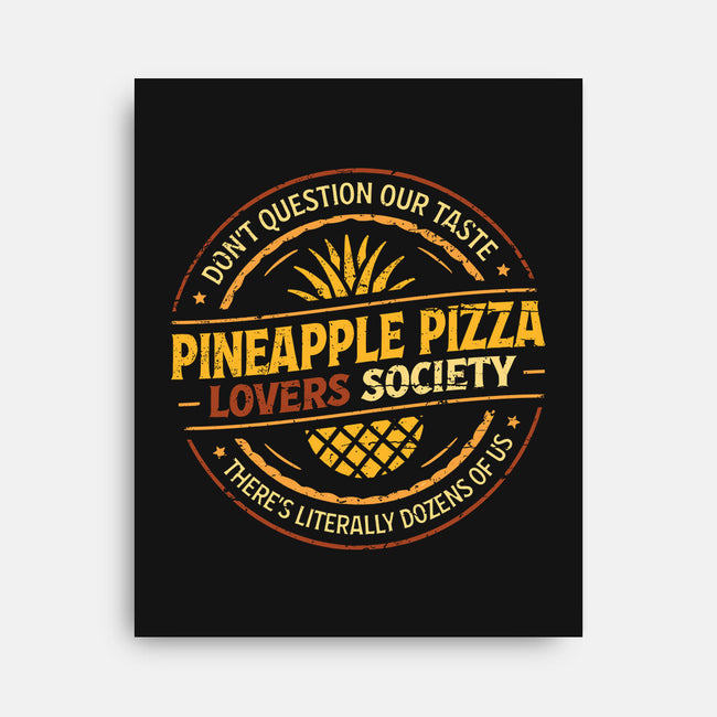 Pineapple Pizza Lovers-None-Stretched-Canvas-BridgeWalker
