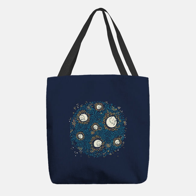 Starry Meow Night-None-Basic Tote-Bag-Freecheese