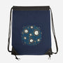 Starry Meow Night-None-Drawstring-Bag-Freecheese