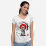 True Love Sumi-e-Womens-V-Neck-Tee-retrodivision