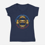 Optical Combat Division-Womens-V-Neck-Tee-glitchygorilla