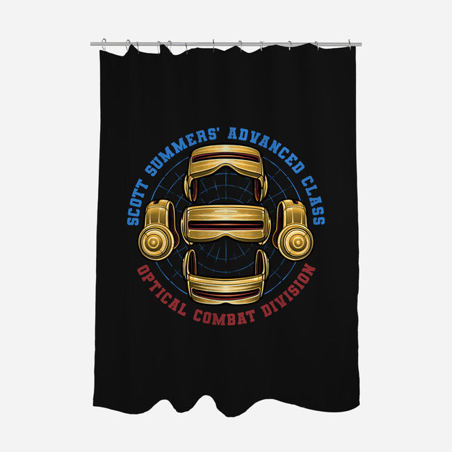 Optical Combat Division-None-Polyester-Shower Curtain-glitchygorilla