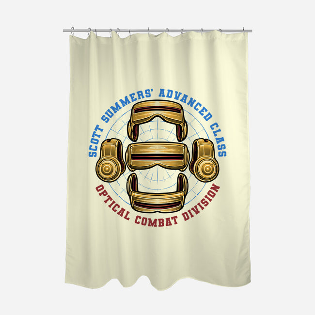 Optical Combat Division-None-Polyester-Shower Curtain-glitchygorilla