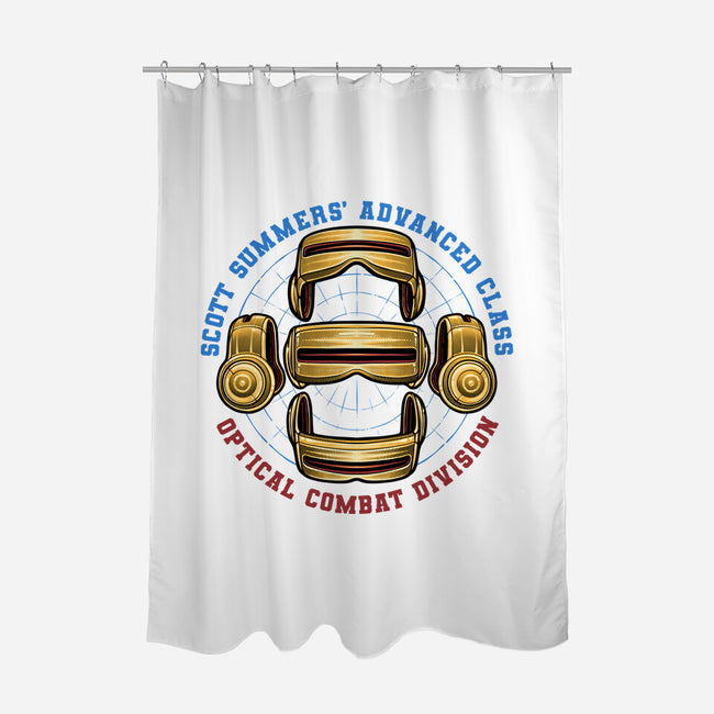 Optical Combat Division-None-Polyester-Shower Curtain-glitchygorilla