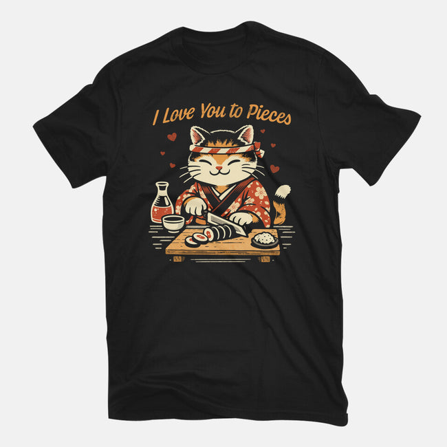 I Love You To Pieces-Womens-Fitted-Tee-Popnotic