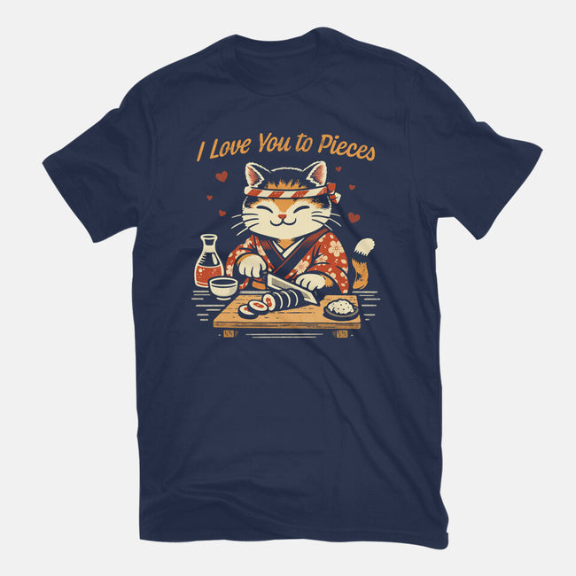I Love You To Pieces-Womens-Fitted-Tee-Popnotic