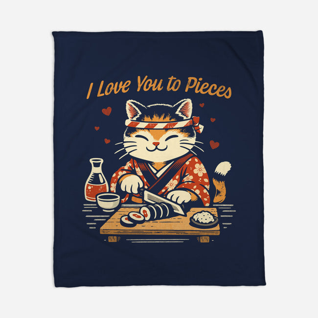 I Love You To Pieces-None-Fleece-Blanket-Popnotic