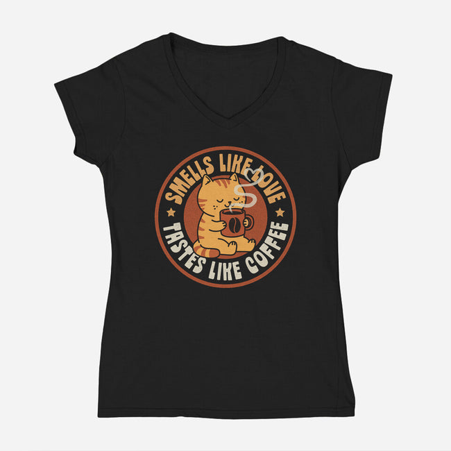 Smells Like Love-Womens-V-Neck-Tee-Popnotic