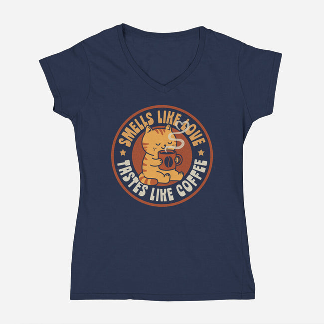 Smells Like Love-Womens-V-Neck-Tee-Popnotic
