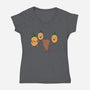 Hold The Pineapples-Womens-V-Neck-Tee-rarpoint