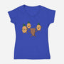 Hold The Pineapples-Womens-V-Neck-Tee-rarpoint