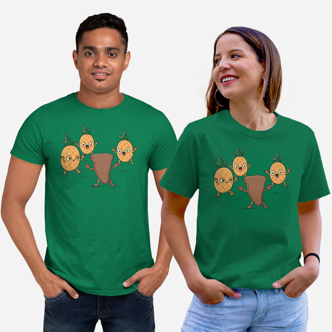 Hold The Pineapples-Unisex-Basic-Tee-rarpoint