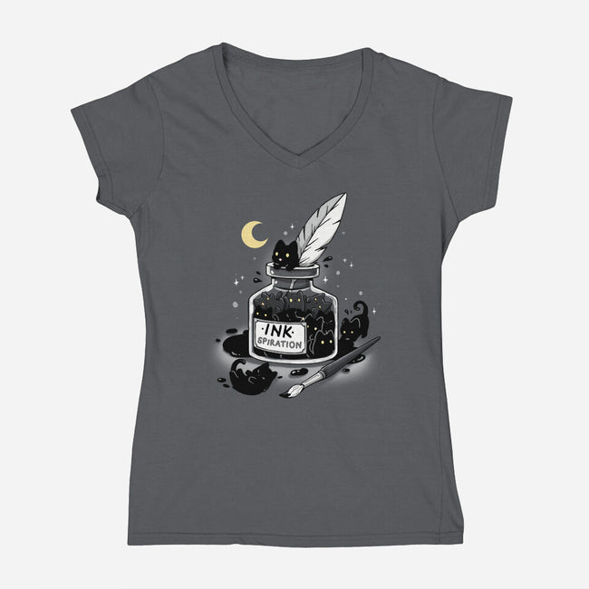 Inkspiration-Womens-V-Neck-Tee-Vallina84