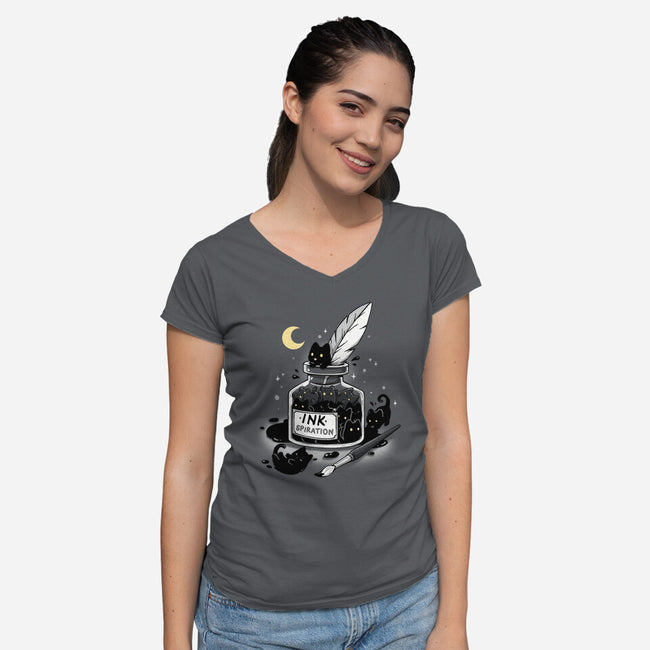 Inkspiration-Womens-V-Neck-Tee-Vallina84