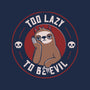 Too Lazy To Be Evil-None-Basic Tote-Bag-rarpoint