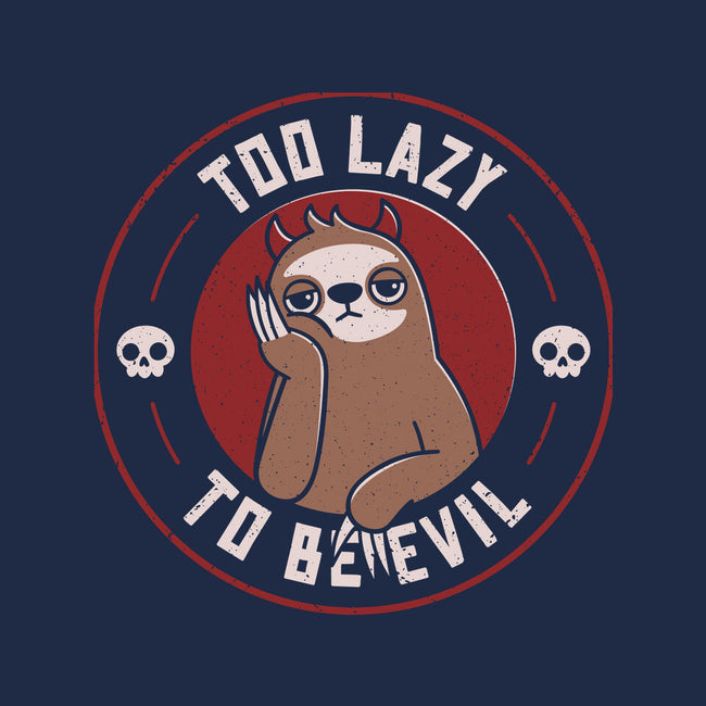 Too Lazy To Be Evil-Womens-Fitted-Tee-rarpoint