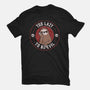 Too Lazy To Be Evil-Womens-Fitted-Tee-rarpoint