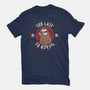 Too Lazy To Be Evil-Womens-Fitted-Tee-rarpoint