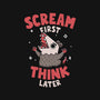 Scream First Think Later-None-Adjustable Tote-Bag-rarpoint