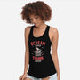 Scream First Think Later-Womens-Racerback-Tank-rarpoint