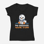 Funny Doctor Diagnosis-Womens-V-Neck-Tee-NemiMakeit