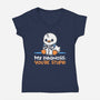 Funny Doctor Diagnosis-Womens-V-Neck-Tee-NemiMakeit