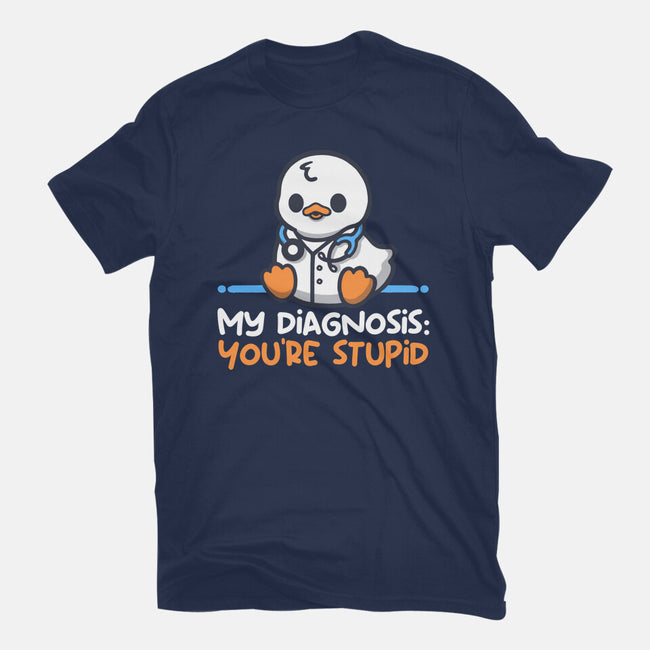 Funny Doctor Diagnosis-Womens-Fitted-Tee-NemiMakeit