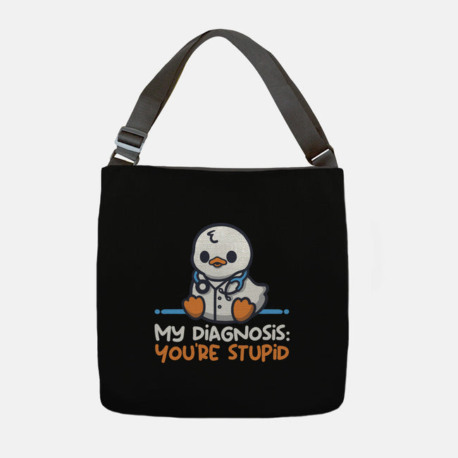 Funny Doctor Diagnosis-None-Adjustable Tote-Bag-NemiMakeit